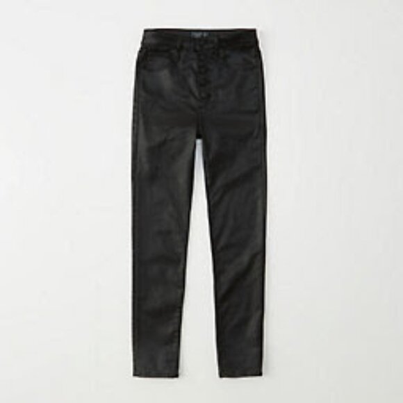 Abercrombie Coated High Rise Ankle Jeans - Picture 4 of 4
